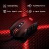 imageRedragon M921 MMO Gaming Mouse 12400 DPI High Precision Wired RGB Mice w18 Programmable Buttons 12 Side Macro Keys Software Supports for PC Laptop