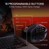 imageRedragon M921 MMO Gaming Mouse 12400 DPI High Precision Wired RGB Mice w18 Programmable Buttons 12 Side Macro Keys Software Supports for PC Laptop