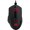 imageRedragon M695 Wired Gaming Mouse 24000 Max DPI Optical Gaming Mice with 7 Programmable Buttons Ergonomic Natural Grip Build Software Supports DIY Keybinds ampamp DPI Black