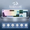 imageRedragon K745 PRO Wireless Gasket RGB Gaming Keyboard 108 Keys Mechanical Keyboard wExtra 4 Hotkeys HotSwap SouthFacing LED Socket 5Layer Noise Dampening Round PBT Keycaps Mint Mambo SwitchGlacier Azure
