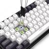 imageRedragon K745 PRO Wireless Gasket RGB Gaming Keyboard 108 Keys Mechanical Keyboard wExtra 4 Hotkeys HotSwap SouthFacing LED Socket 5Layer Noise Dampening Round PBT Keycaps Mint Mambo SwitchAbyssal Blue K761