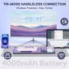imageRedragon K745 PRO Wireless Gasket RGB Gaming Keyboard 108 Keys Mechanical Keyboard wExtra 4 Hotkeys HotSwap SouthFacing LED Socket 5Layer Noise Dampening Round PBT Keycaps Mint Mambo SwitchCharming Purple