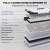 imageRedragon K745 PRO Wireless Gasket RGB Gaming Keyboard 108 Keys Mechanical Keyboard wExtra 4 Hotkeys HotSwap SouthFacing LED Socket 5Layer Noise Dampening Round PBT Keycaps Mint Mambo SwitchAbyssal Blue