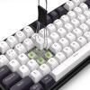 imageRedragon K745 PRO Wireless Gasket RGB Gaming Keyboard 108 Keys Mechanical Keyboard wExtra 4 Hotkeys HotSwap SouthFacing LED Socket 5Layer Noise Dampening Round PBT Keycaps Mint Mambo SwitchAbyssal Blue K761