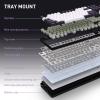 imageRedragon K745 PRO Wireless Gasket RGB Gaming Keyboard 108 Keys Mechanical Keyboard wExtra 4 Hotkeys HotSwap SouthFacing LED Socket 5Layer Noise Dampening Round PBT Keycaps Mint Mambo SwitchAbyssal Blue K761