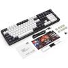 imageRedragon K745 PRO Wireless Gasket RGB Gaming Keyboard 108 Keys Mechanical Keyboard wExtra 4 Hotkeys HotSwap SouthFacing LED Socket 5Layer Noise Dampening Round PBT Keycaps Mint Mambo SwitchAbyssal Blue K761