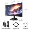 imageRedragon 27quot OLED Flat Gaming Monitor  QHD 2560x1440 240Hz 003ms GTG AMD FreeSync Premium 985 DCIP3 HDR10 Tilt Adjustable HDMIDPTypeC Compatible Eye Care VESA Wall Mount27inch