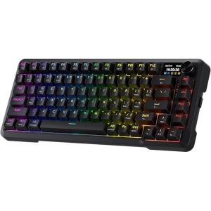 imageRedragon K673 HE Rapid Trigger Gaming Keyboard 81 Keys 8K Wired Mechanical Keyboard wNextGen UltraMag 100 POM Silky Magnetic Switch DualModule Floating Structure Design 2Layer Noise DampeningBlack