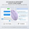image:imageRedragon BM4195 AI Smart Wireless Mouse 24G amp BT Computer Office Mouse Translate amp Voice Typing 5 DPI Adjustable Ergonomic Design Long Battery Life for LaptopDesktopPC WhitePurple