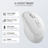 image:imageRedragon BM4195 AI Smart Wireless Mouse 24G amp BT Computer Office Mouse Translate amp Voice Typing 5 DPI Adjustable Ergonomic Design Long Battery Life for LaptopDesktopPC WhiteWhite