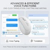 image:imageRedragon BM4195 AI Smart Wireless Mouse 24G amp BT Computer Office Mouse Translate amp Voice Typing 5 DPI Adjustable Ergonomic Design Long Battery Life for LaptopDesktopPC WhiteWhite
