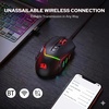 image:imageRedragon M690 MAX Wireless Gaming Mouse TriMode RGB Mice w 7 Macro Buttons 12800 DPI 400mAh Rechargeable Mouse for PCMacLaptopM690 MAX