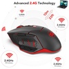 image:imageRedragon M690 MAX Wireless Gaming Mouse TriMode RGB Mice w 7 Macro Buttons 12800 DPI 400mAh Rechargeable Mouse for PCMacLaptopM6901