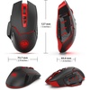 image:imageRedragon M690 MAX Wireless Gaming Mouse TriMode RGB Mice w 7 Macro Buttons 12800 DPI 400mAh Rechargeable Mouse for PCMacLaptopM6901