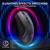 image:imageRedragon M730 PRO Wireless RGB Gaming Mouse 3Mode Lightweight Optical Mouse with 5 Programmable Buttons 10000 DPI Software Supports DIY Keybinds for PC Computer Windows Mac Laptop BlackWired