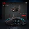image:imageRedragon M913 MAX Wireless Gaming Mouse 26000 DPI MMO Optical Mouse with 16 Programmable Buttons BT amp 24G Wireless Software Supports DIY KeybindsBlack