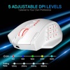 image:imageRedragon M913 MAX Wireless Gaming Mouse 26000 DPI MMO Optical Mouse with 16 Programmable Buttons BT amp 24G Wireless Software Supports DIY KeybindsWhite