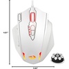 image:imageRedragon M913 MAX Wireless Gaming Mouse 26000 DPI MMO Optical Mouse with 16 Programmable Buttons BT amp 24G Wireless Software Supports DIY KeybindsWhite