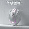 image:imageRedragon M913 MAX Wireless Gaming Mouse 26000 DPI MMO Optical Mouse with 16 Programmable Buttons BT amp 24G Wireless Software Supports DIY KeybindsWhite