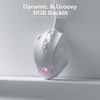 image:imageRedragon M913 MAX Wireless Gaming Mouse 26000 DPI MMO Optical Mouse with 16 Programmable Buttons BT amp 24G Wireless Software Supports DIY KeybindsWhite