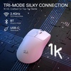 image:imageRedragon M916 Plus Carbon Fiber TriMode Gaming Mouse 49G UltraLight 45K DPI Mouse wErgonomic Natural Grip Build Full Programmable Buttons Software Supports DIY Keybinds amp DPIWhite