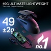 image:imageRedragon M916 Plus Carbon Fiber TriMode Gaming Mouse 49G UltraLight 45K DPI Mouse wErgonomic Natural Grip Build Full Programmable Buttons Software Supports DIY Keybinds amp DPIBlack