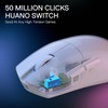 image:imageRedragon M916 Plus Carbon Fiber TriMode Gaming Mouse 49G UltraLight 45K DPI Mouse wErgonomic Natural Grip Build Full Programmable Buttons Software Supports DIY Keybinds amp DPIWhite