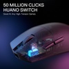 image:imageRedragon M916 Plus Carbon Fiber TriMode Gaming Mouse 49G UltraLight 45K DPI Mouse wErgonomic Natural Grip Build Full Programmable Buttons Software Supports DIY Keybinds amp DPIBlack
