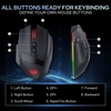 image:imageRedragon M923 PRO 3Mode Wireless RGB Gaming Mouse Optical Ergonomic Gamer Mouse with Max 24000DPI Pro Precision Sensor SG8960 8 Macro Buttons Software SupportedWireless