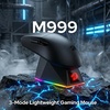 image:imageRedragon M999 Wireless Gaming Mouse TriMode Mouse with RGB Magnetic Charging Dock 45000 DPI MAX Adjustable 4 Programmable Buttons Ergonomic Design for PC Laptop MacM999