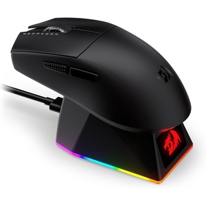 image:imageRedragon M999 Wireless Gaming Mouse TriMode Mouse with RGB Magnetic Charging Dock 45000 DPI MAX Adjustable 4 Programmable Buttons Ergonomic Design for PC Laptop MacM999