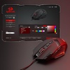 image:imageRedragon M619 RGB Gaming Mouse 12800 DPI Wired Optical Mouse with 8 Programmable Buttons amp Ergonomic Natural Grip Build Software Supports DIY Keybinds