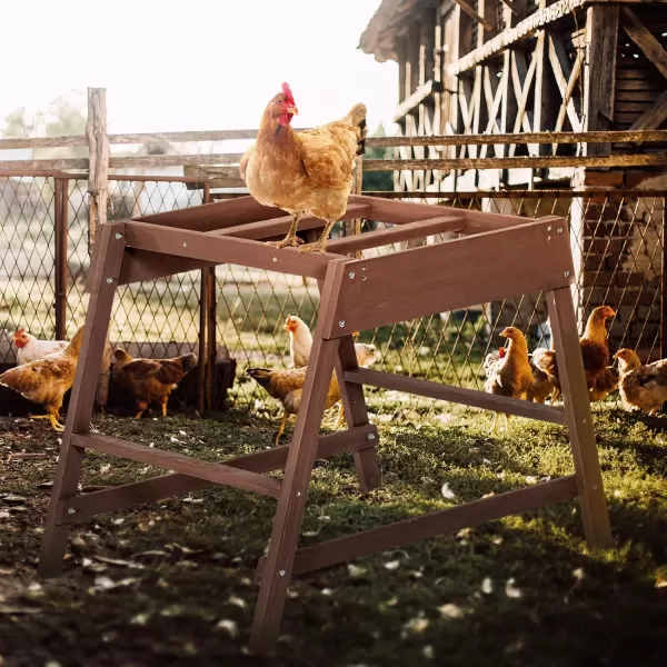 PETSFIT Chicken Perch for Coop with Multiple Chicken Perches Chicken Toys for Pets Health ampamp Happy Chicken Roosting Bars Fit for 46 Chicks28L x 40W x 30H