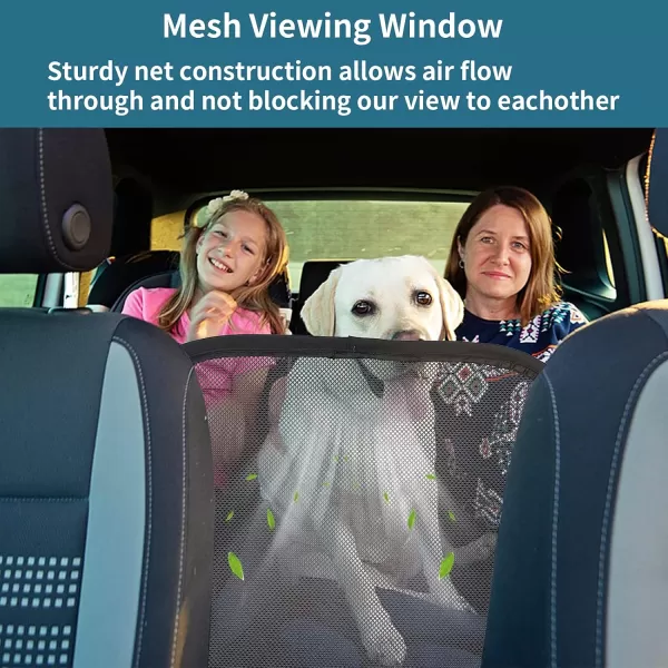 Petsfit Dog Car Barrier Vehicle Pet Barrier Backseat Mesh Dog Car Divider Net with Adjusting Rope and Hook Suitable for SUV Pickup and Small CarMedium