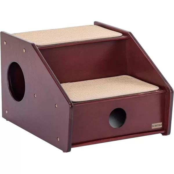 Petsfit Wooden 3 Step Pet StairsBrown2 Stairs