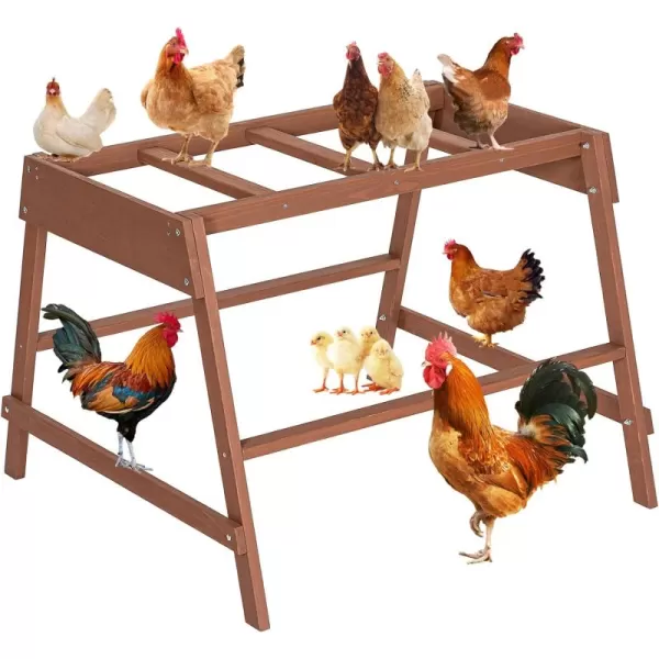 imagePETSFIT Chicken Perch for Coop with Multiple Chicken Perches Chicken Toys for Pets Health ampamp Happy Chicken Roosting Bars Fit for 46 Chicks40L x 40W x 30H