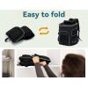 imagePETSFIT Dog Carrier Backpack with Upgraded Waist Protection Design Cat Backpacks for Carrying CatsDogsPuppies Up to 22 Pounds Designed for Hiking Camping Traveling GreyBBlack