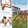 imagePETSFIT Chicken Perch for Pets Healthy and Happy4 Chicken Roosting Bars with Swing Fit for 810 ChickensIdeal for Backyard CoopsFarmsEasy to Assemble and Clean
