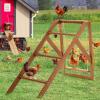 imagePETSFIT Chicken Perch for Pets Healthy and Happy4 Chicken Roosting Bars with Swing Fit for 810 ChickensIdeal for Backyard CoopsFarmsEasy to Assemble and Clean