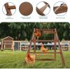 imagePETSFIT Chicken Perch for Pets Healthy and Happy4 Chicken Roosting Bars with Swing Fit for 810 ChickensIdeal for Backyard CoopsFarmsEasy to Assemble and Clean