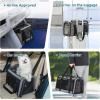 imagePETSFIT SoftSided Cat Carriers ampamp Car Seats with Patent Safe Buckles ClipOn Harness18quotx11quotx11quot Airline Approved Pet Carrier  9 lbs Capacity Cyan BlueBGray