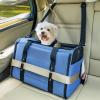 imagePETSFIT SoftSided Cat Carriers ampamp Car Seats with Patent Safe Buckles ClipOn Harness18quotx11quotx11quot Airline Approved Pet Carrier  9 lbs Capacity Cyan BlueABlue