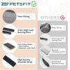 imagePETSFIT SoftSided Cat Carriers ampamp Car Seats with Patent Safe Buckles ClipOn Harness18quotx11quotx11quot Airline Approved Pet Carrier  9 lbs Capacity Cyan BlueAGray