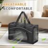 imagePetsfit Airline Approved Pet Carrier for Small Cats 165x86x11 TSA Approved Carrier with Removable DualSided Padding 2Way Placement  Fits Under Most Airplane Seats Escape Proof GrayBlackwith lockable zippers