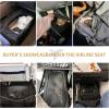 imagePetsfit Airline Approved Pet Carrier for Small Cats 165x86x11 TSA Approved Carrier with Removable DualSided Padding 2Way Placement  Fits Under Most Airplane Seats Escape Proof GrayGraywith lockable zippers