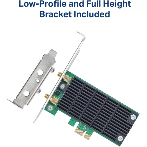 TPLink 10GB PCIe Network Card TX401PCIe to 10 Gigabit Ethernet AdapterSupports Windows 11108187 Servers 201920162012 R2 and Linux Including a CAT6A CableAC1200 WiFi Card