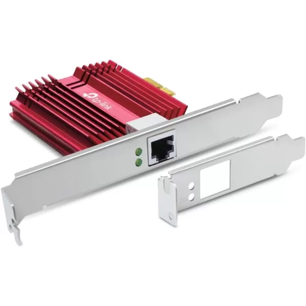 TPLink 10GB PCIe Network Card TX401PCIe to 10 Gigabit Ethernet AdapterSupports Windows 11108187 Servers 201920162012 R2 and Linux Including a CAT6A Cable10G Wired Card