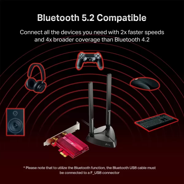 TPLink WiFi 7 BE9300 PCIe WiFi Card for Desktop PCArcher TBE550E TriBand Wireless Adapter Bluetooth 54 Multicolor Status LED Supports AMDIntel Motherboard Not Compatible with Windows 10AX3000