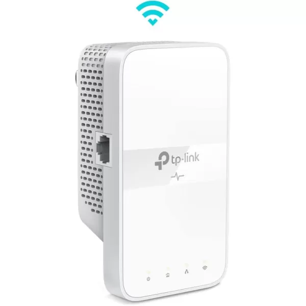 TPLink Powerline WiFi Extender TLWPA7617  AV1000 Powerline Ethernet Adapter with AC1200 Dual Band WiFi Gigabit Port Passthrough OneMesh Ethernet Over Power Plug ampamp Play Addon UnitAV1000  AC1200  Add on