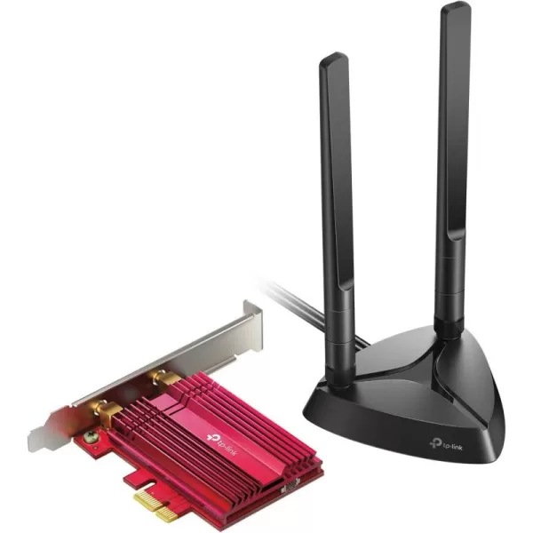 TPLink WiFi 7 BE9300 PCIe WiFi Card for Desktop PCArcher TBE550E TriBand Wireless Adapter Bluetooth 54 Multicolor Status LED Supports AMDIntel Motherboard Not Compatible with Windows 10AX3000